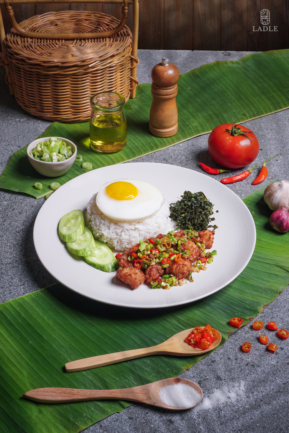 Nasi Ayam Cabe Garam